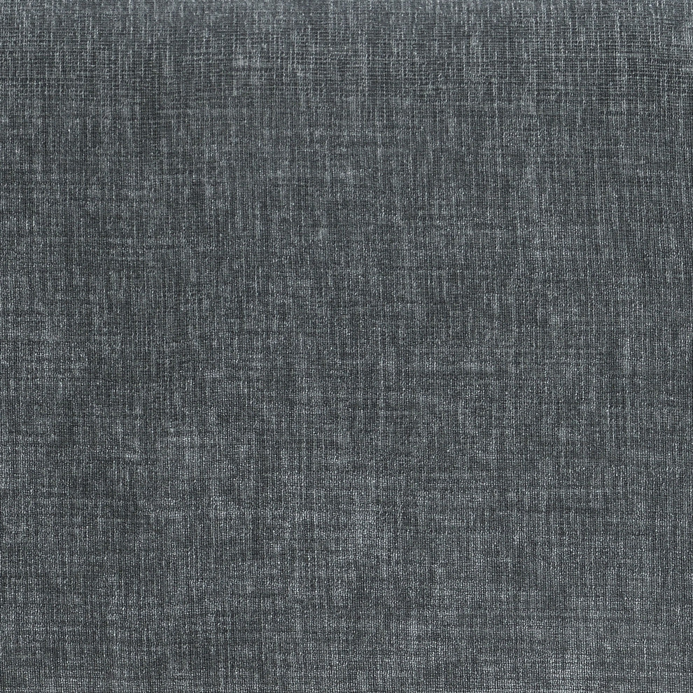 Lunar Stain-Resistant Fabric Swivel Chair, Charcoal