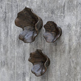 Uttermost Two Wood Wall Decor In Mocha, S/3
