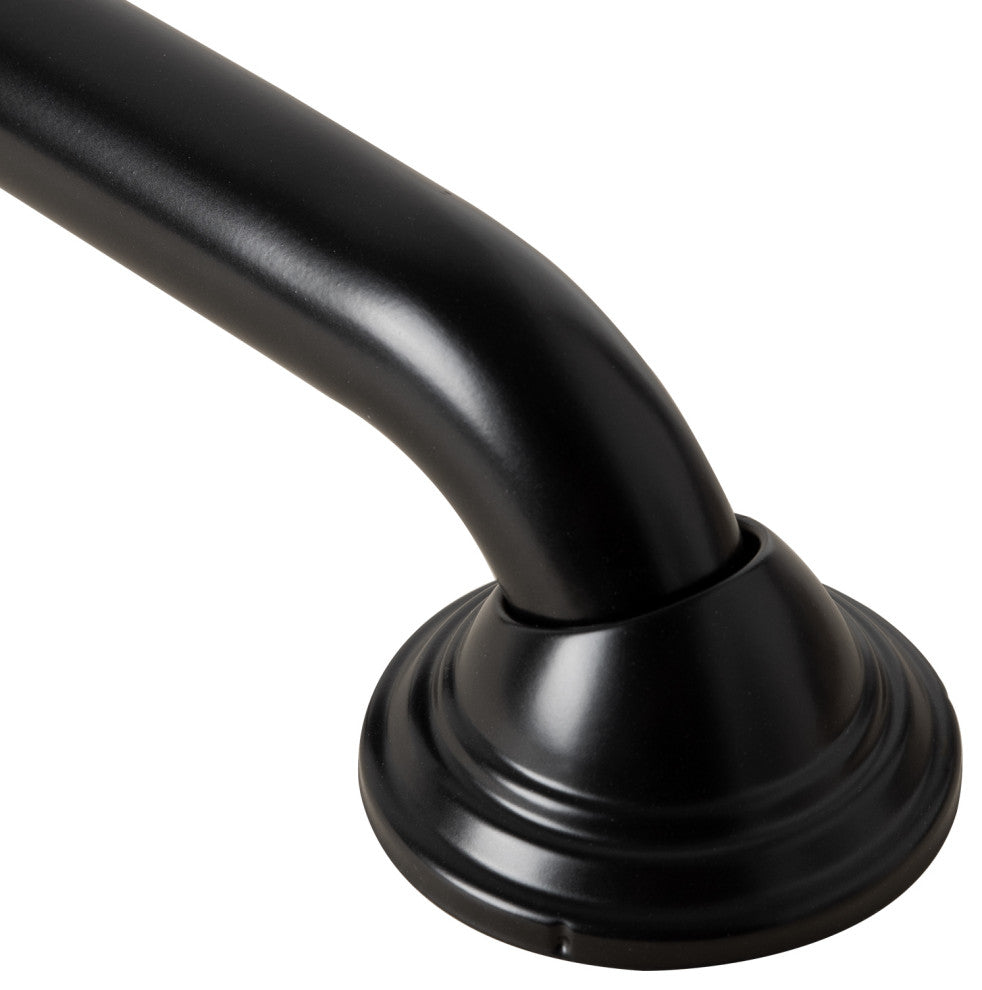Utopia Alley Decorative Shower Safety Grab Bar, 24", Black