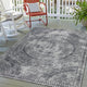 Indoor/Outdoor Sedona SN7 Pewter Machine Washable 10' x 14' Rug
