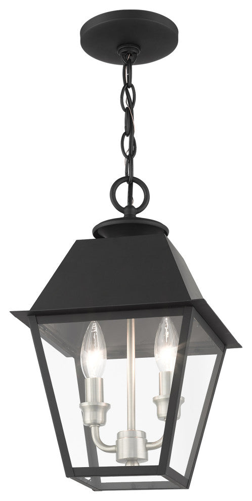 Black Classic, Colonial, Historical, Timeless Outdoor Pendant Lantern