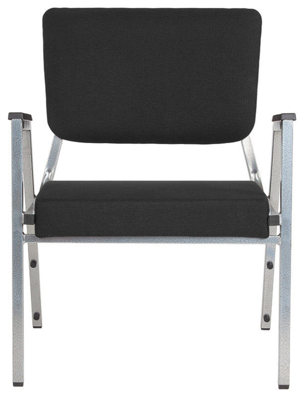 Antimicrobial Bariatric Arm Chair, Black Fabric
