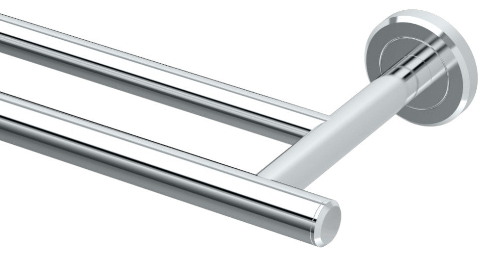 Latitude II Towel Bar, Chrome, 24", Double