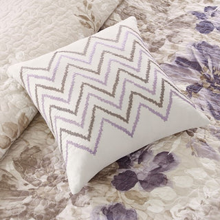 Madison Park Printed 6-Piece Coverlet Set, Full/Queen
