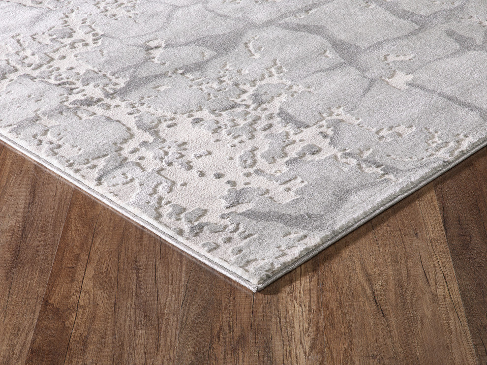 Abani Nova NOV100A Grey Stone Area Rug