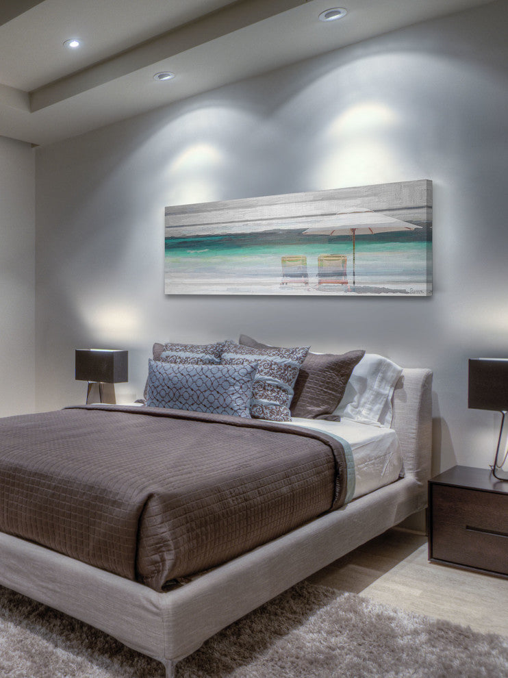 "By the Beach" Fine Art Canvas Print, 30"x10"