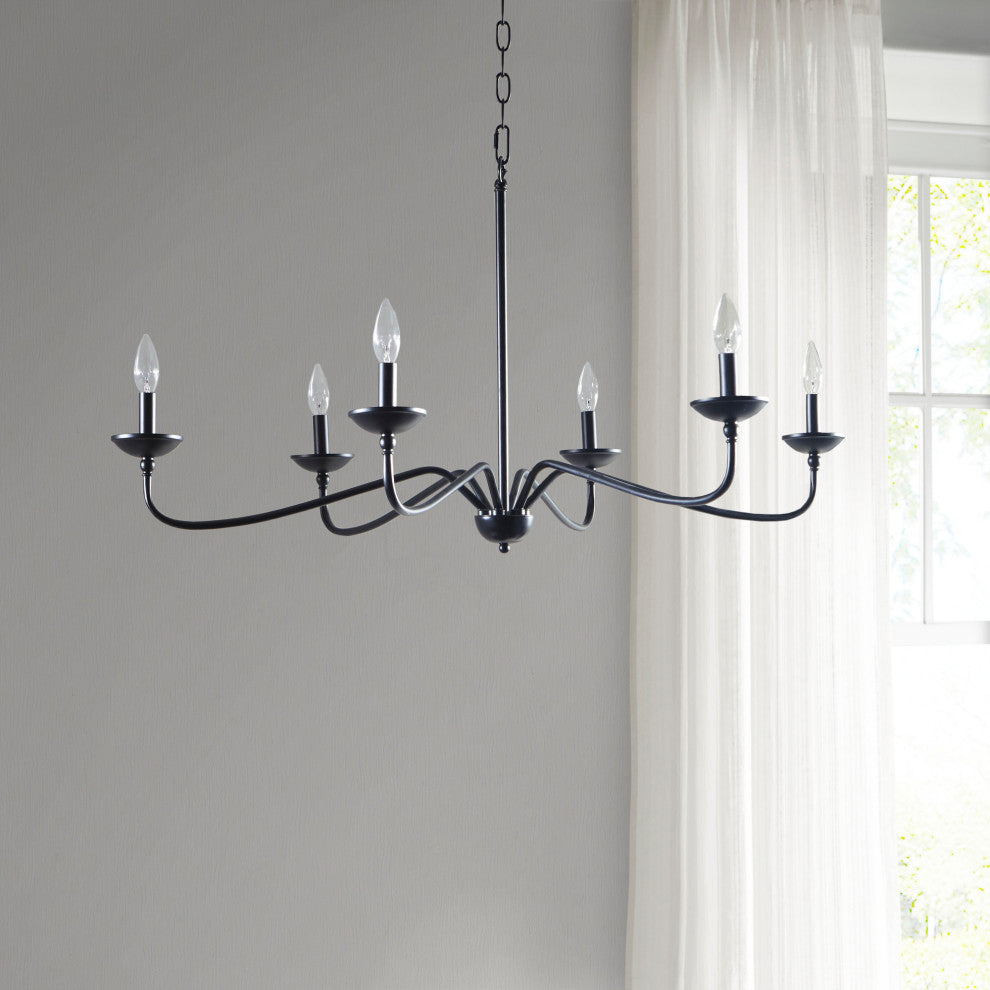 Ink+Ivy Brighton 6-Light Farmhouse Chandelier