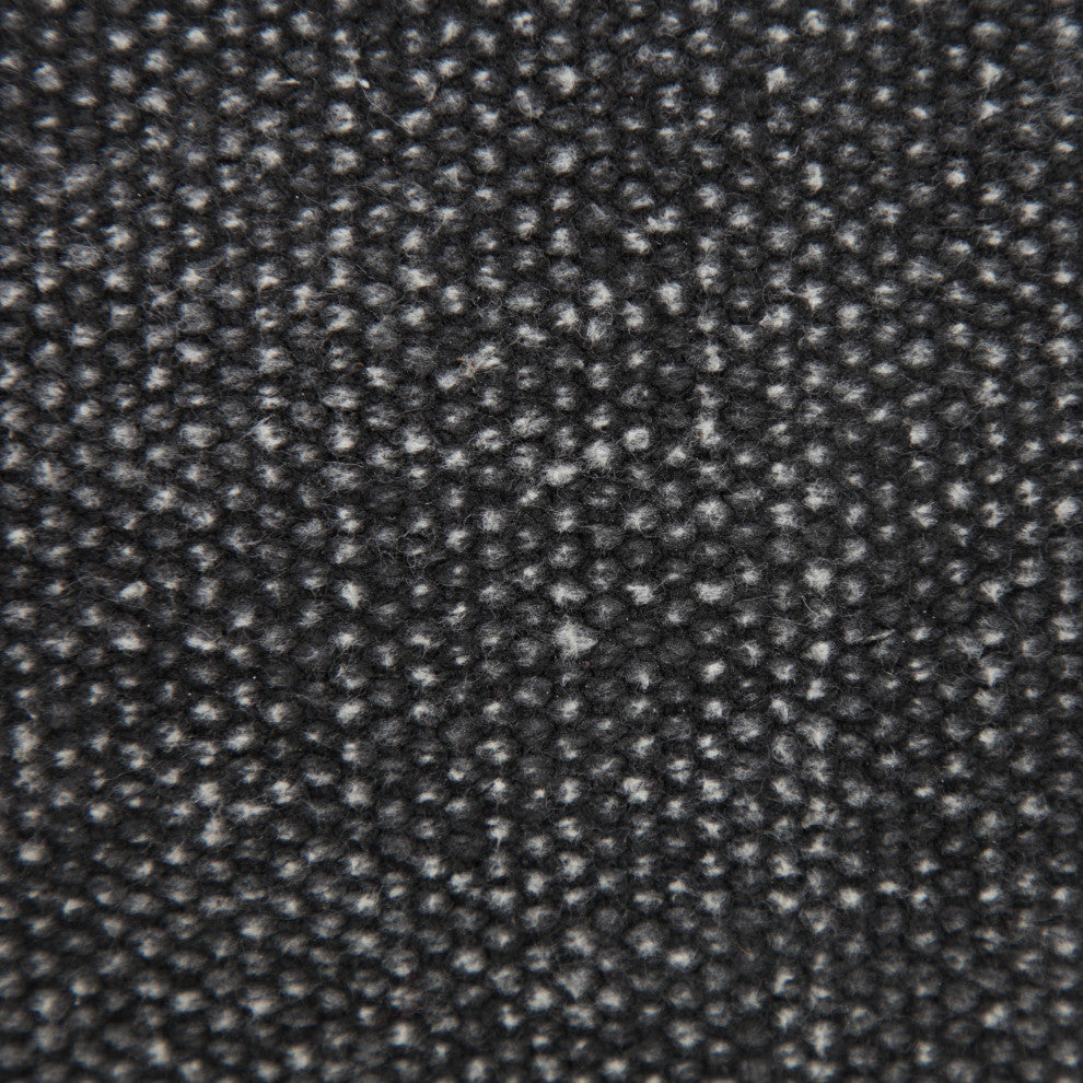 Muted Black Solid Stonewash Throw Pillow With Fringe, Black, 14"x36", Cover Only