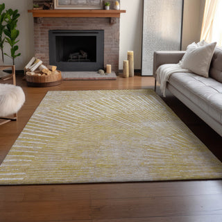 Premium Machine Washable Mayfield AMF542 Wheat 9' x 12' Rug