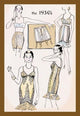 New Fabrics and Fit of the 1930- Fine Art Giclee Print 24" x 36"