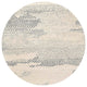 Ahgly Company Indoor Round Mid-Century Modern Area Rugs, 3' Round