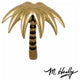 Palm Tree Door Knocker, Brass