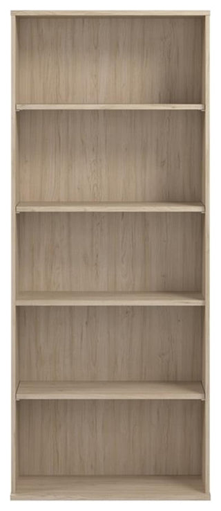 Hustle Tall 5 Shelf Bookcase in Natural Elm - Engineered Wood