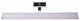 3x3.2W LED Vanity Light With Chrome Finish and White Acrylic Shade