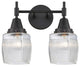 INNOVATIONS LIGHTING 447-2W-BK-G302-LED Caden 2 Light 17 inch Bath Vanity Light