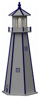 Standard Lighthouse, Dawn Gray & Navy Blue, 6 Foot, Standard Lighting