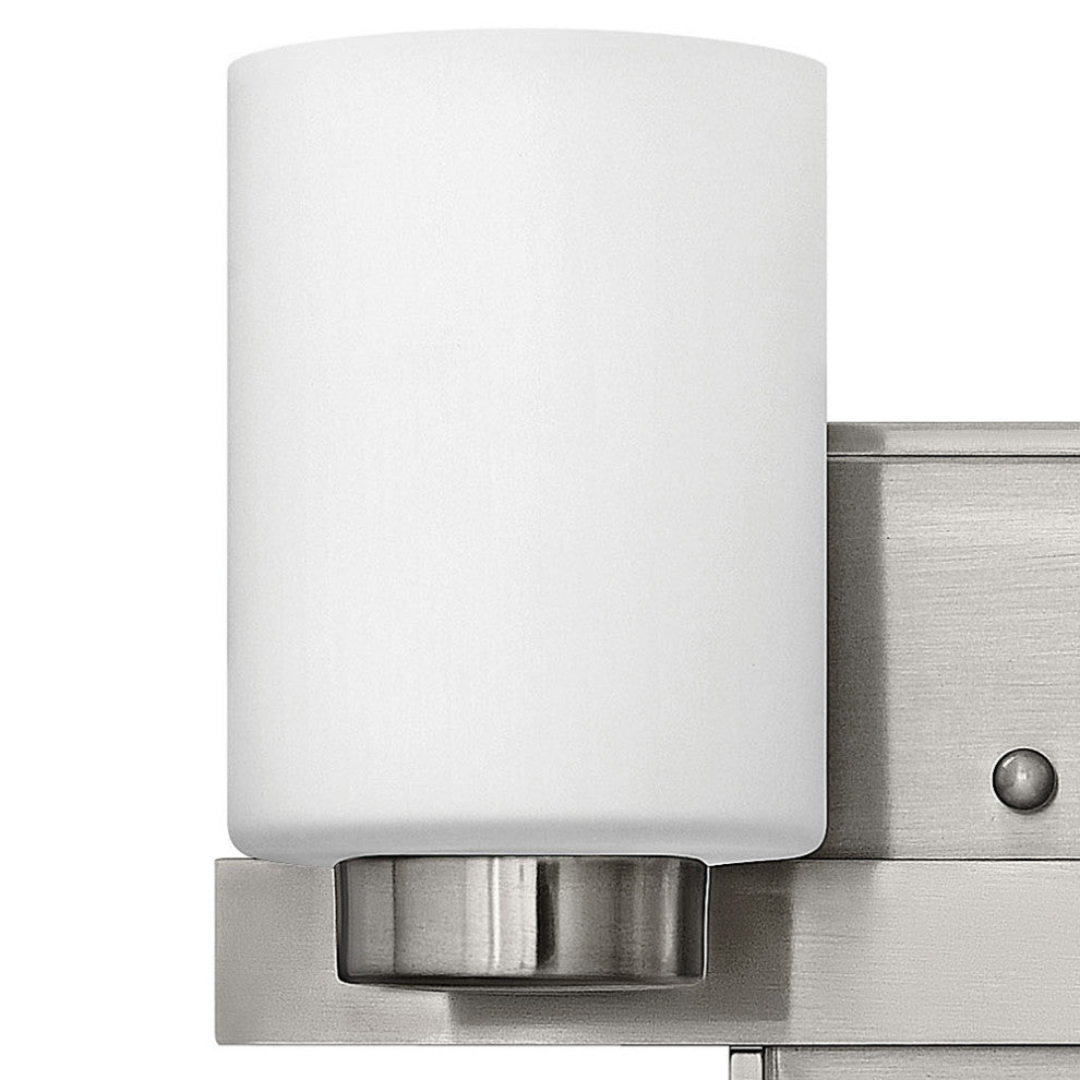 Hinkley Miley Small Two Light Vanity, Brushed Nickel