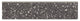 Porcelain Tile Trims Rock look Matte Bullnose 3x12, Flat Gray Black White