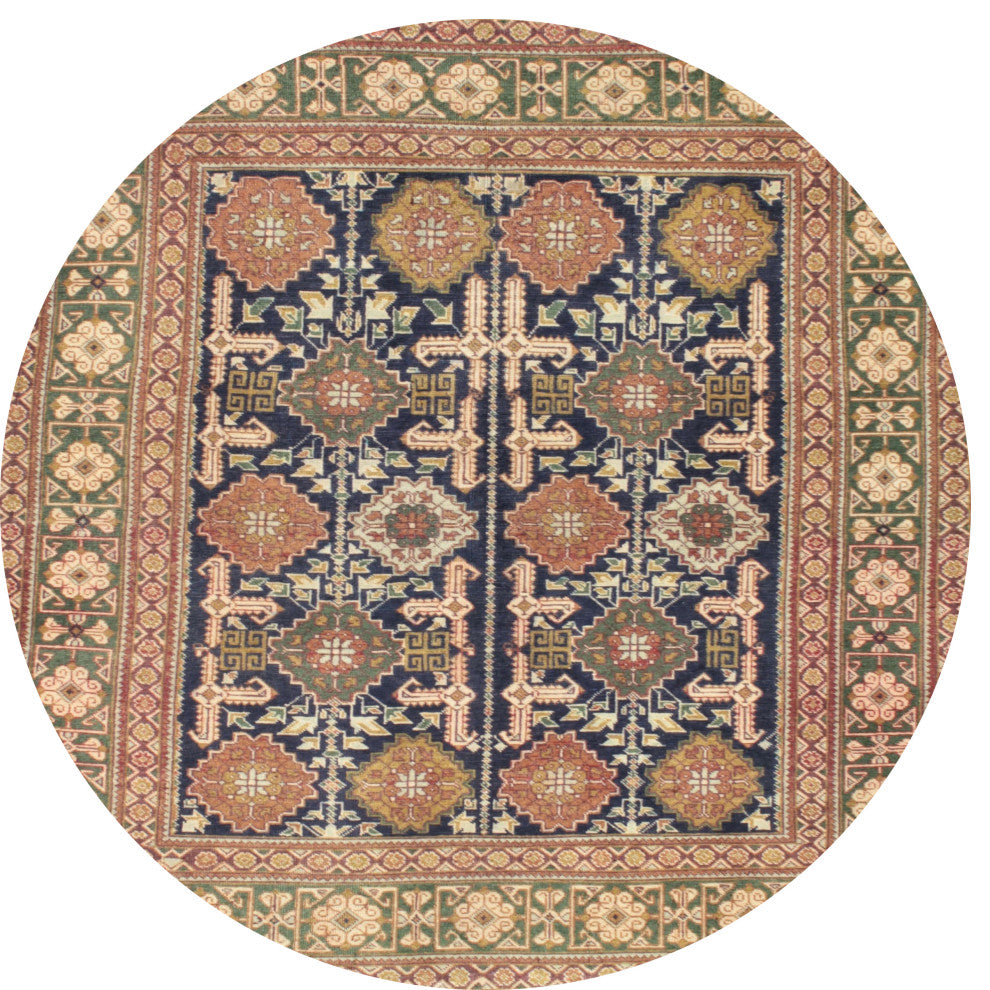 Ahgly Company Indoor Round Traditional Area Rugs, 3' Round