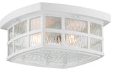 Stonington 2-Light Outdoor Lantern, White Lustre