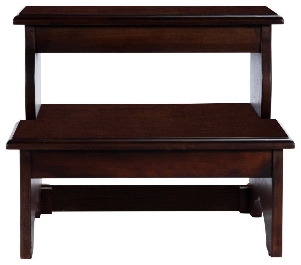 Butler Melrose Praline Step Stool, Dark Brown