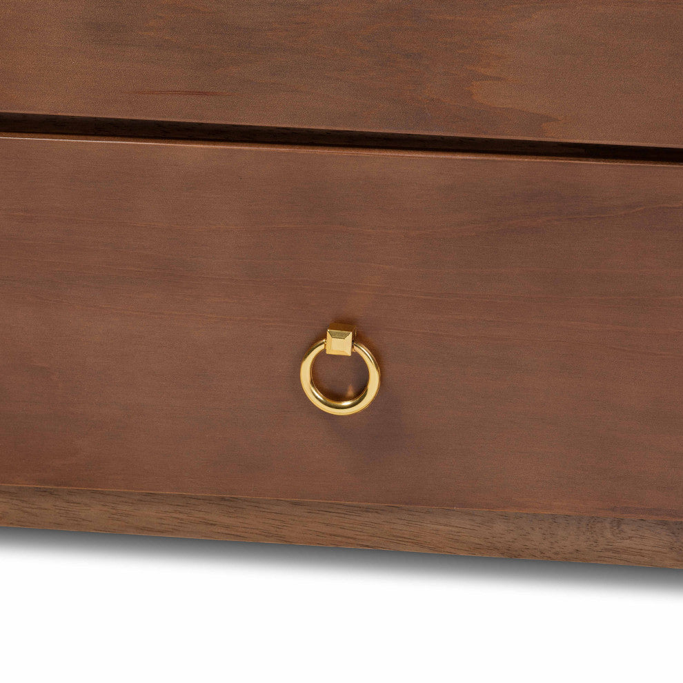 Thomas Classic Walnut Brown Wood Expandable Daybed with Storage Drawers