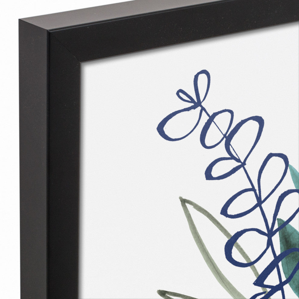 Bluey Potted Plant 11x14 Black Framed Canvas