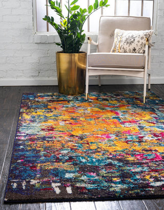Rug Unique Loom Estrella Multi Rectangular 5' 0 x 8' 0