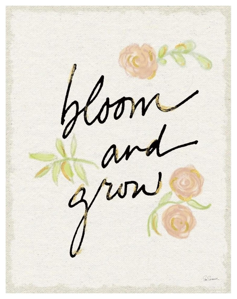 "Bloom and Grow" Digital Paper Print by Sue Schlabach, 18"x22"