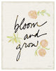 "Bloom and Grow" Digital Paper Print by Sue Schlabach, 18"x22"