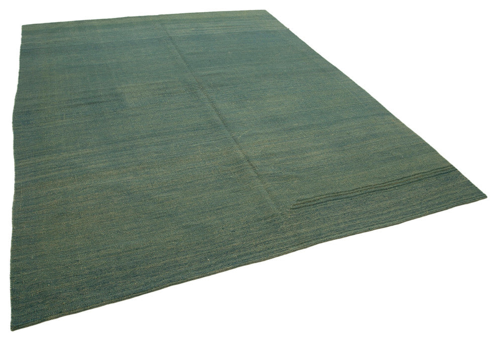 Rug N Carpet - Handmade Oriental 7' 3'' x 9' 7'' Decorative Wool Kilim Rug