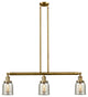 Innovations Lighting 213-Bb-S-G58-Led 3 Light Dimmable Led 38" Island Light
