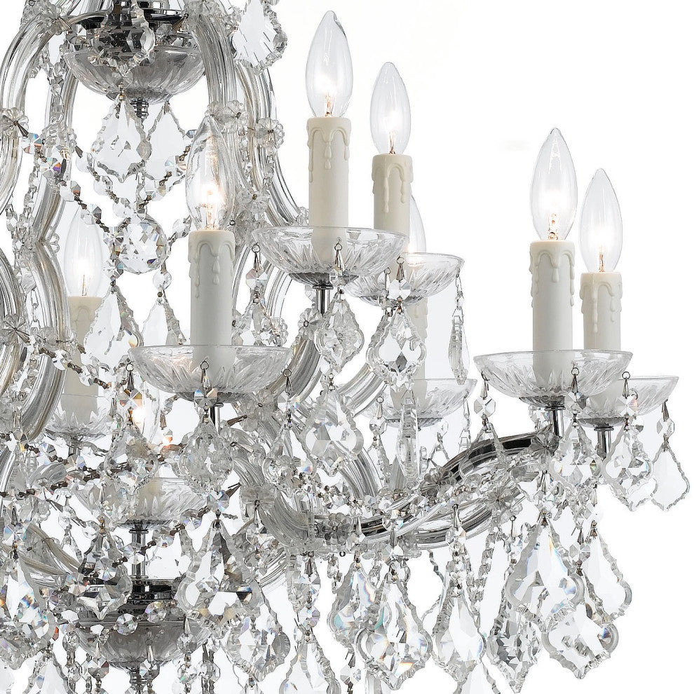 Crystorama Lighting Group 4412-CL-MWP Maria Theresa 13 Light 29"W - Gold