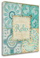 "Ocean Tales Tile VI" By Pela Studio, Giclee Print on Gallery Wrap Canvas