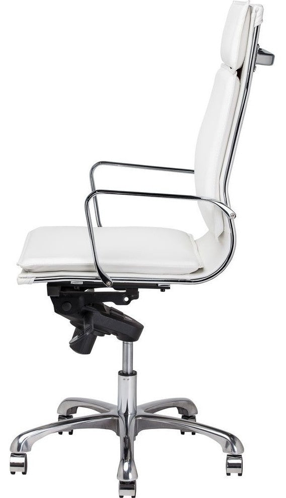 Nuevo Living Carlo High Back Office Chair, White