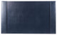 Navy Blue Bonded Leather 30x18 Desk Pad
