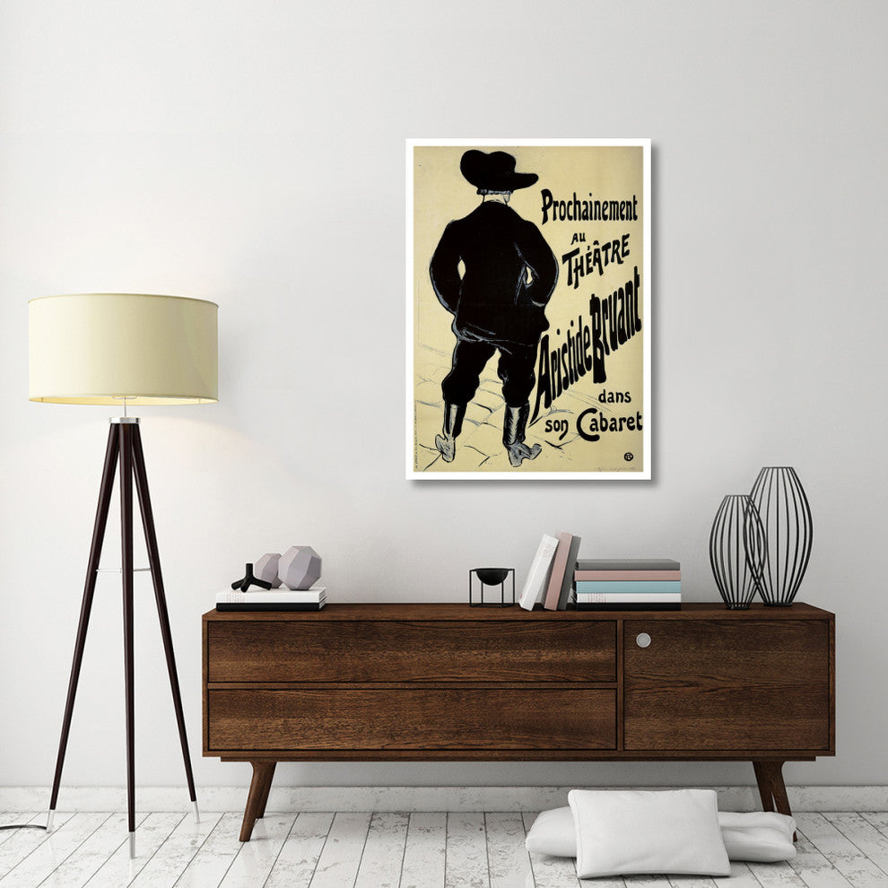 "Theatre Aristide Bruant" Digital Paper Print by Henri Toulouse-Lautrec, 33"x46"