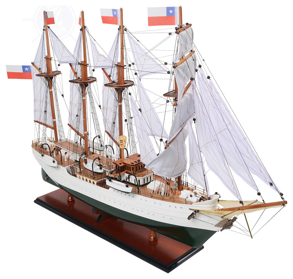 Esmeralda Painted Museum-quality Fully Assembled Wooden Model Ship