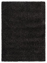 Safavieh Evolution Shag Area Rug, EVO520, Charcoal, 6'7"x6'7" Square