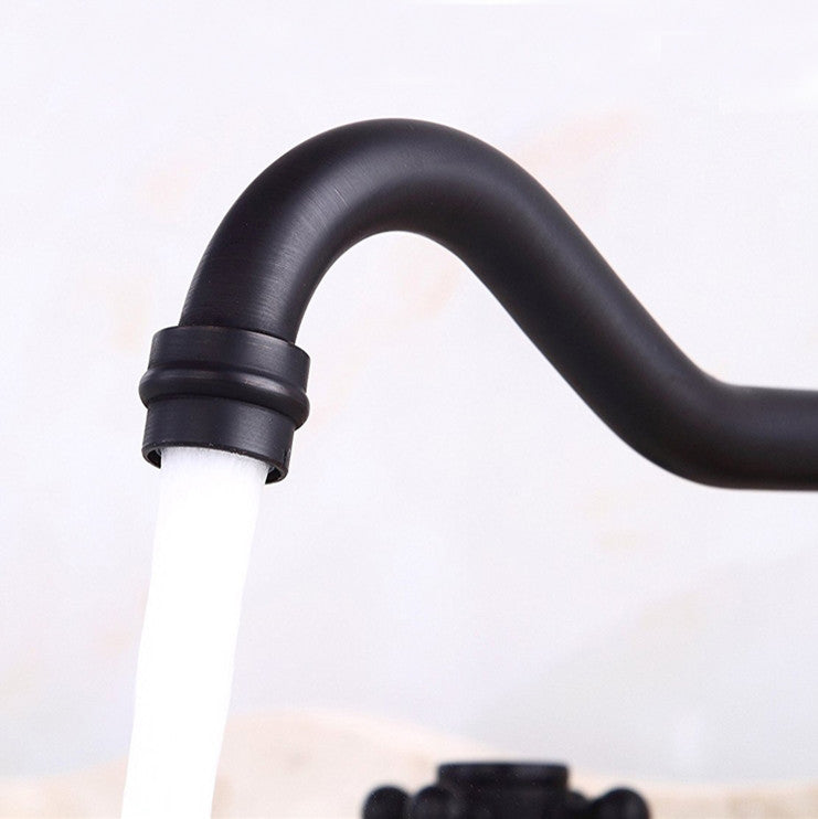 Huaraz Deck Mounted Bathroom Sink Faucet