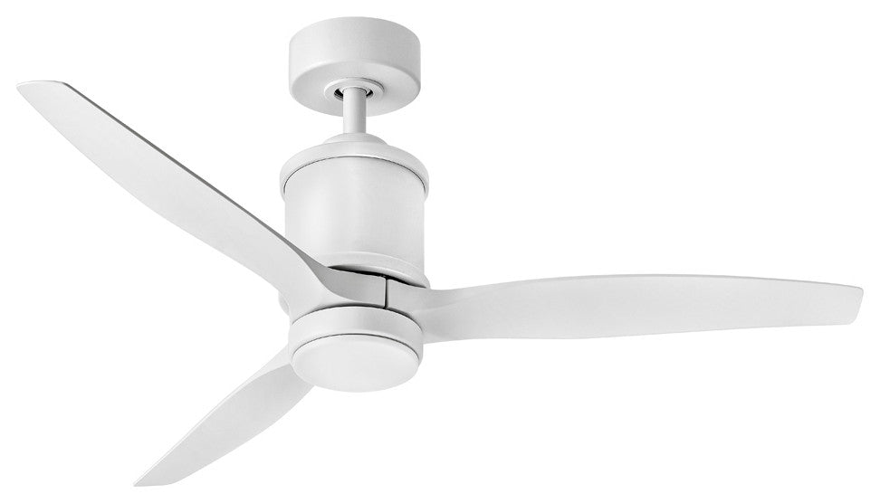 Hinkley Hover 52" LED Indoor/Outdoor Ceiling Fan, Matte White