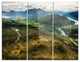 "Fields and Hills in New Zealand" Photo Metal Wall Art, 3 Panels, 36"x28"