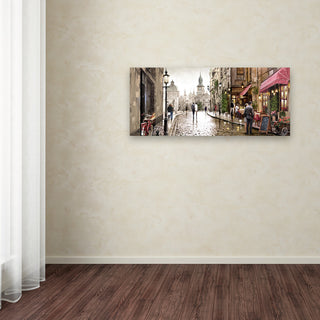 The Macneil Studio 'Cafe Milano' Canvas Art, 32"x14"