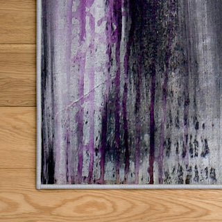 Big Splash Abstract Art Area Rug, 7.5'x10.3'