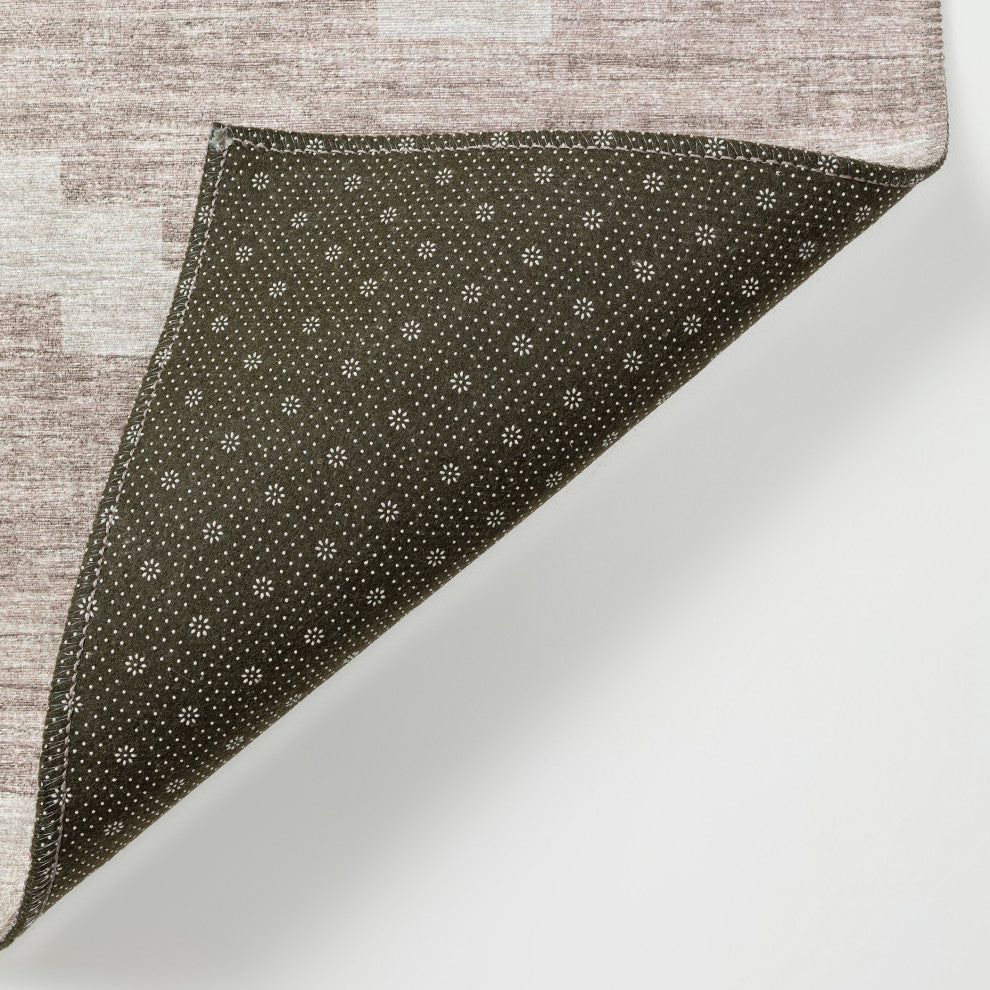 Indoor/Outdoor Sedona SN9 Taupe Machine Washable 2'3" x 10' Runner Rug