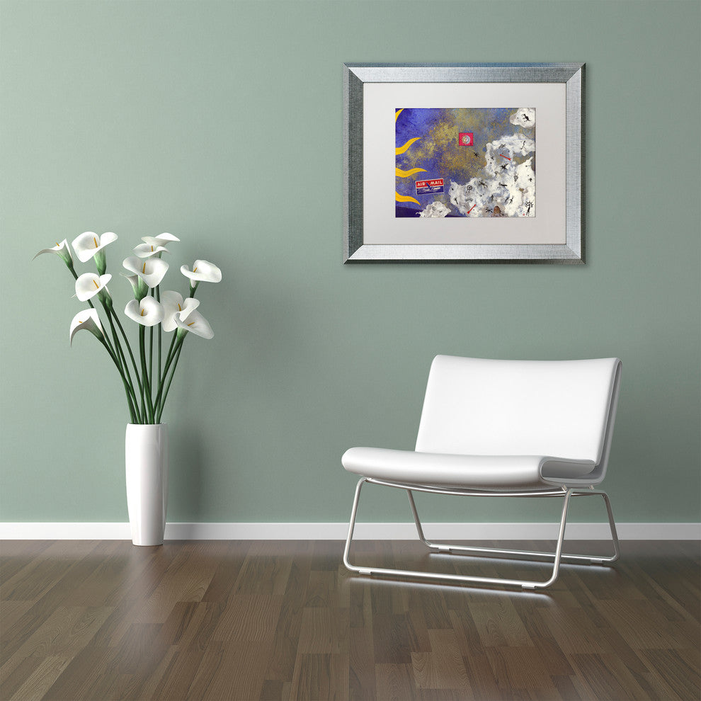 Nick Bantock 'Petros' Matted Framed Art, 20x16