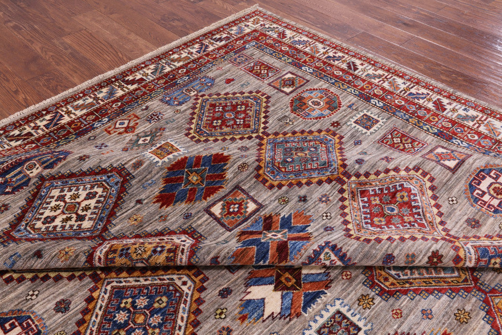 Super Kazak Hand Knotted Wool Rug8' 7" X 12' 0" Q5564