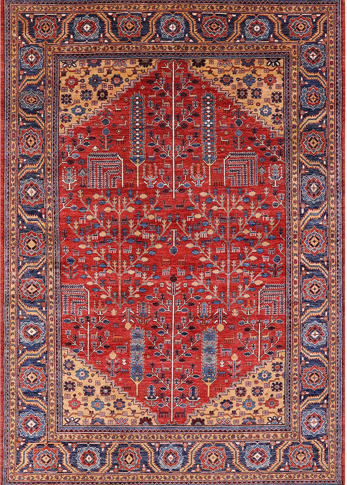 Ahgly Company Indoor Rectangle Mid-Century Modern Area Rugs, 3' x 5'