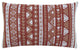 Terracota Machine Woven Lindell Throw Pillow, 16" x 26"