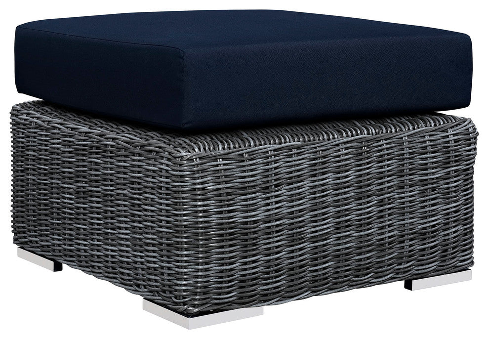 Canvas Navy Summon 12-Piece Outdoor Patio Sunbrella Sectional Set